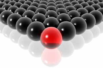 Red leadership of business team