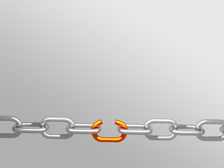 Obraz premium Weak part