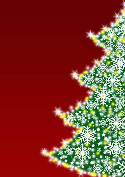 albero natale verde