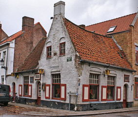 Brügge Belgien 1612 Kneipe