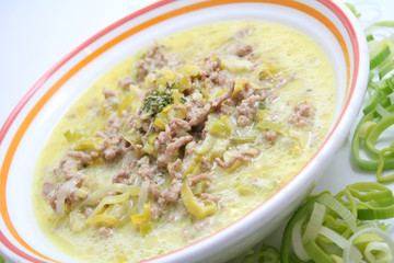 käse lauch suppe
