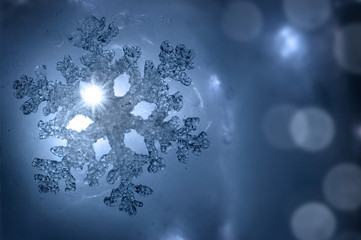 Obraz na płótnie Canvas Christmas Snowflake