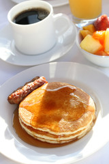 Breakfast - Pancake and Sausage