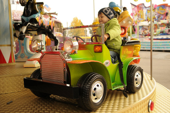 Karussel fahren