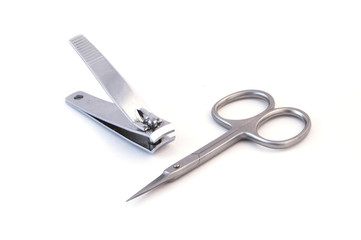 Manicure set isolated