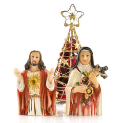Obraz premium Religion with christmas