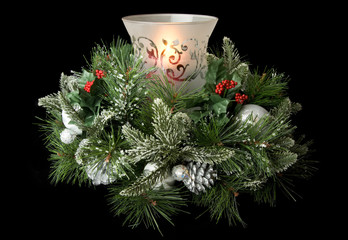 Holiday Table Centerpiece - front view
