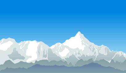 mountain vector