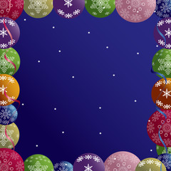 Fototapeta premium Christmas abstraction