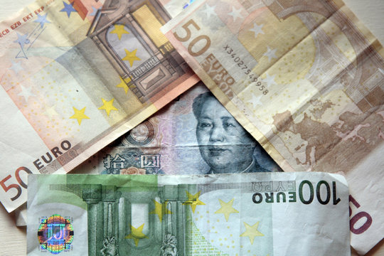 banconote cinesi ed europee 2