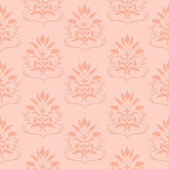 Fototapeta na wymiar Pink seamless pattern. Vector illustration