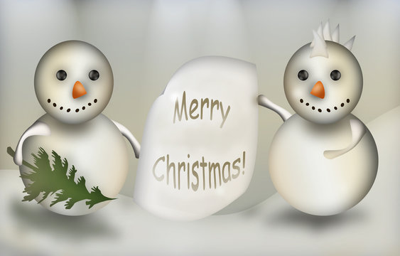 Christmas background - illustration