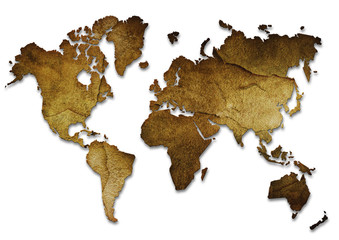 Vielle carte du monde