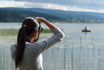 photographie sur le lac