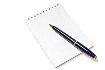 Spiral notepad with pen