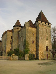 Fototapeta na wymiar Château de Saint Jean de Côle, Limousin, Périgord Vert