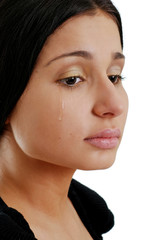 Fototapeta premium woman crying