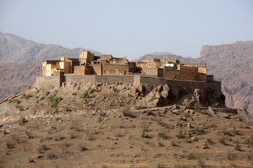 Hameau fortifié au sud du Maroc