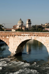 Obraz premium Ponte della Pietra - Verona
