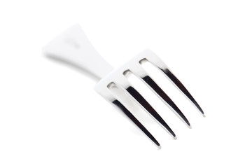 Fork against white