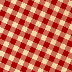 Red picnic fabric