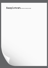 Blank A4 white paper, ready for your text