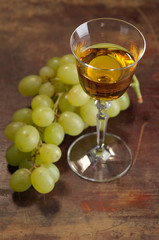 Wine and grapes