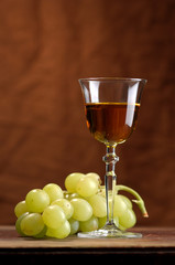 Wine and grapes