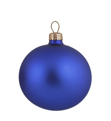 Blue christmas ball