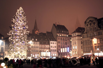 Obraz premium Sapin de Noël de Strasbourg