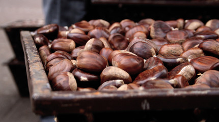 Panier de marron (Châtaignes grillées)