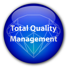 "Total Quality Management" button with diamond
