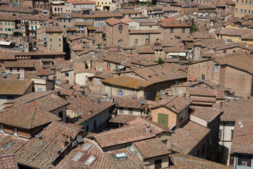 Fototapeta premium Sienna rooftops