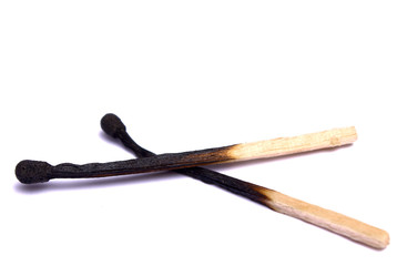 burned down matches