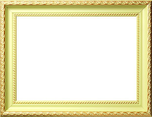 Antique frame whis gold ornament