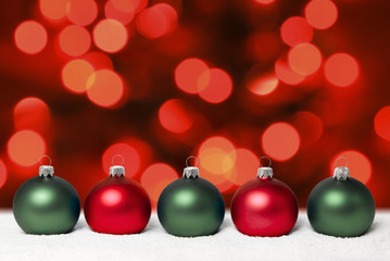 Obraz premium Christmas balls.