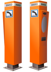 Borne d'appel d'urgence (détouré)