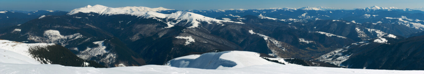 Winter mountains