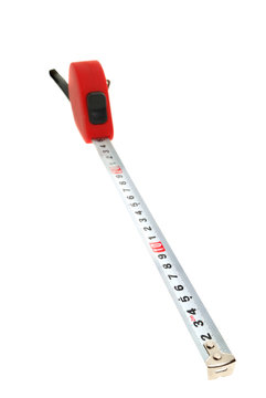 tape measure isolated from white