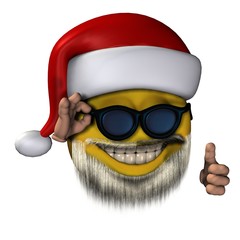 Weihnachtsmann Smilie Coolman