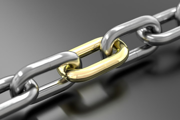 Obraz premium Golden Link