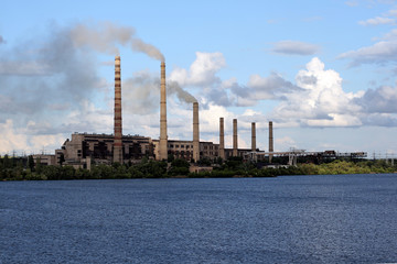 Factory at the river