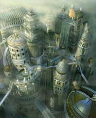 Fantasy city © Alex Mit