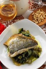 Filetti di branzino farciti Secondi di pesce Cucina Dalmazia