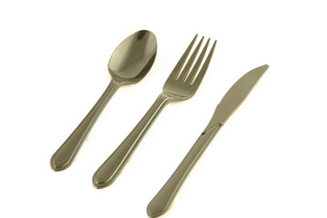 Couvert de couleur noir