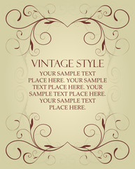 vintage style