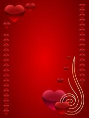 Beautiful card for St. Valentine's day