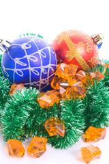 Christmas decoration isolated on a white background