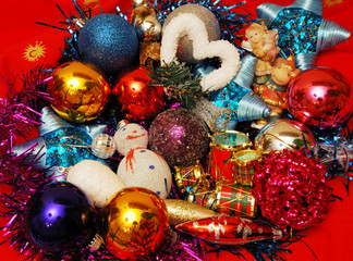 Christmas decoration elements