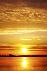 orange sundown